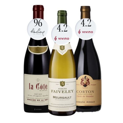 Trio 2018 Joseph Faiveley | 2021 Domaine De La Cote Pinot Noir La Cote Estate | 2013 Domaine Ponsot Corton